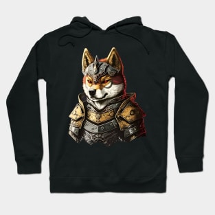 Shiba Inu in Samurai Mode Hoodie